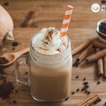 Pumpkin spice latte. Café de calabaza al estilo Starbucks