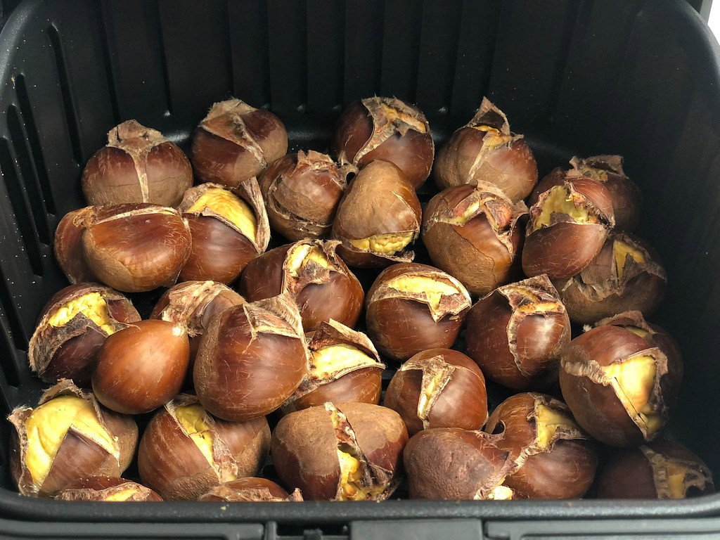 Cómo hacer castañas asadas en freidora de aire