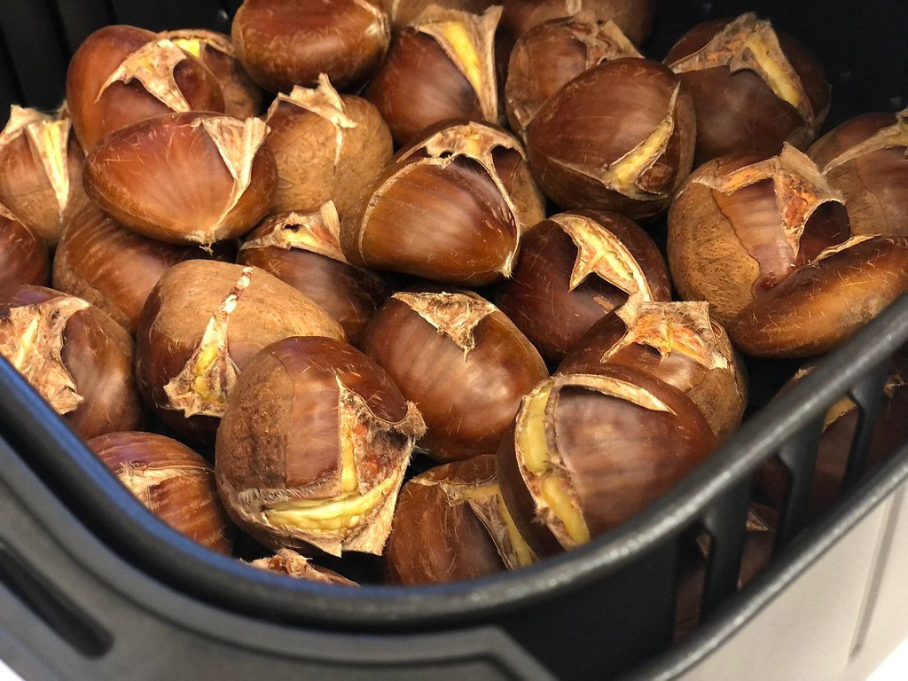 Cómo hacer castañas asadas en freidora de aire