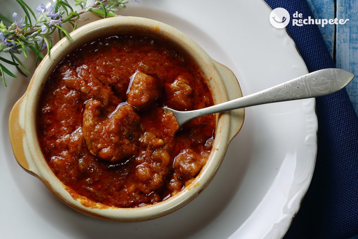 Magro de cerdo con tomate