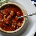 Magro de cerdo con tomate