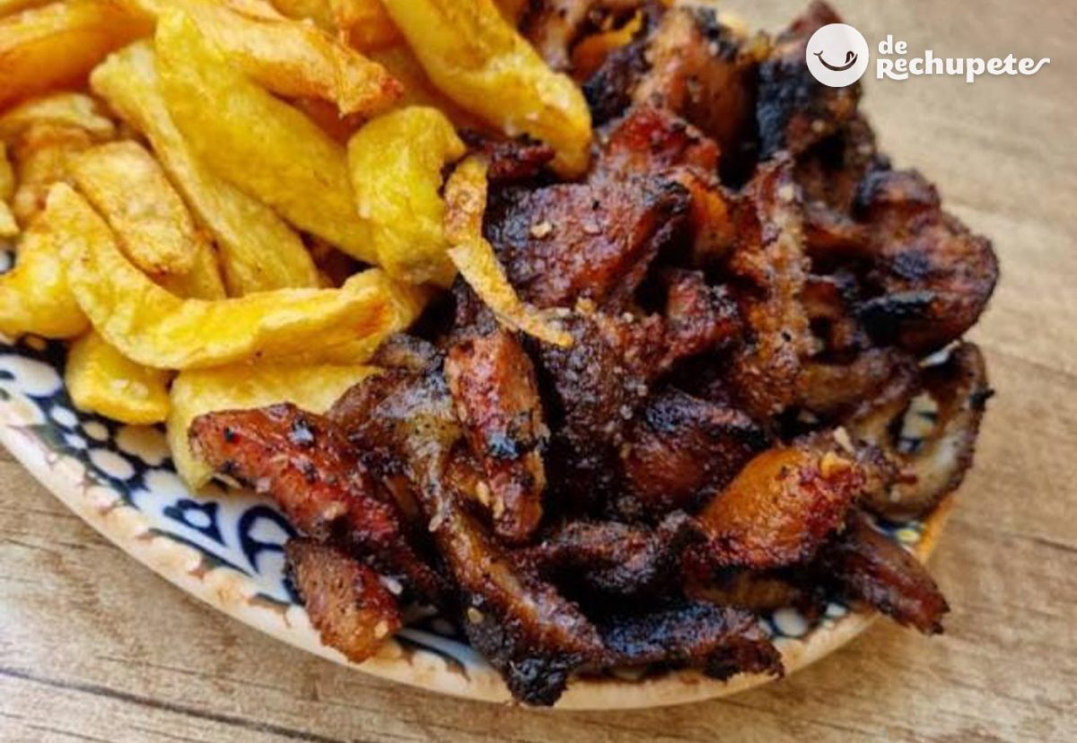 Pestorejo a la brasa. Receta extremeña paso a paso