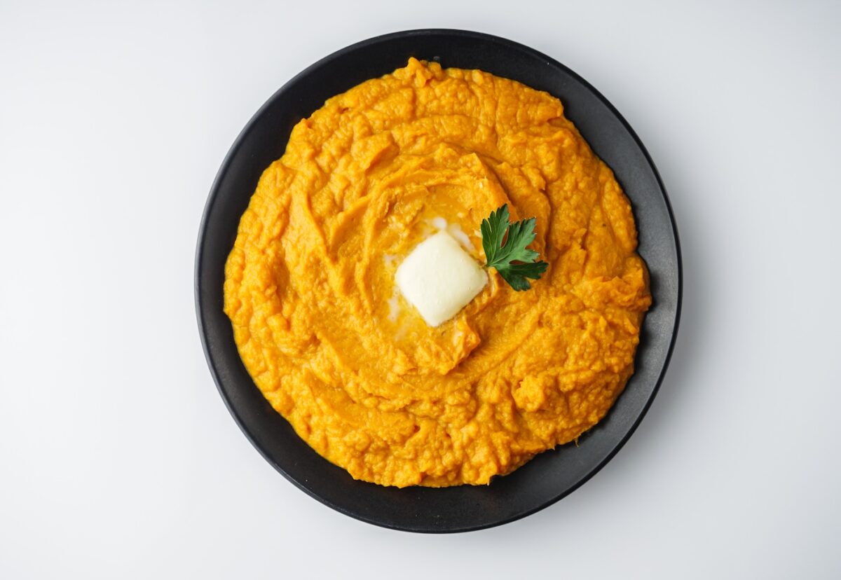 Puré de boniato, perfecto como guarnición