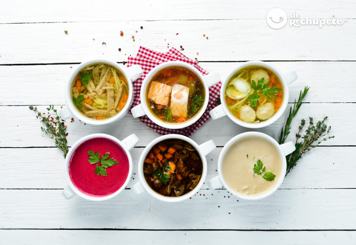 Caldos, cremas o purés. Diferencias entre ellos. Ideas y recomendaciones