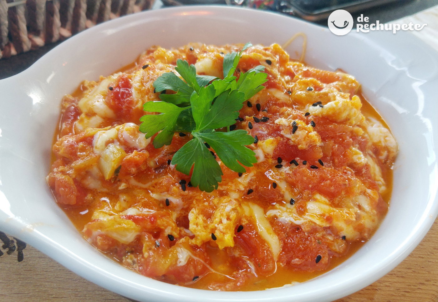 Menemen o huevos revueltos a la turca
