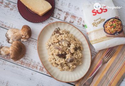 Risotto con boletus