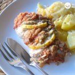 Besugo a la madrileña. Receta de pescado al horno para Navidad