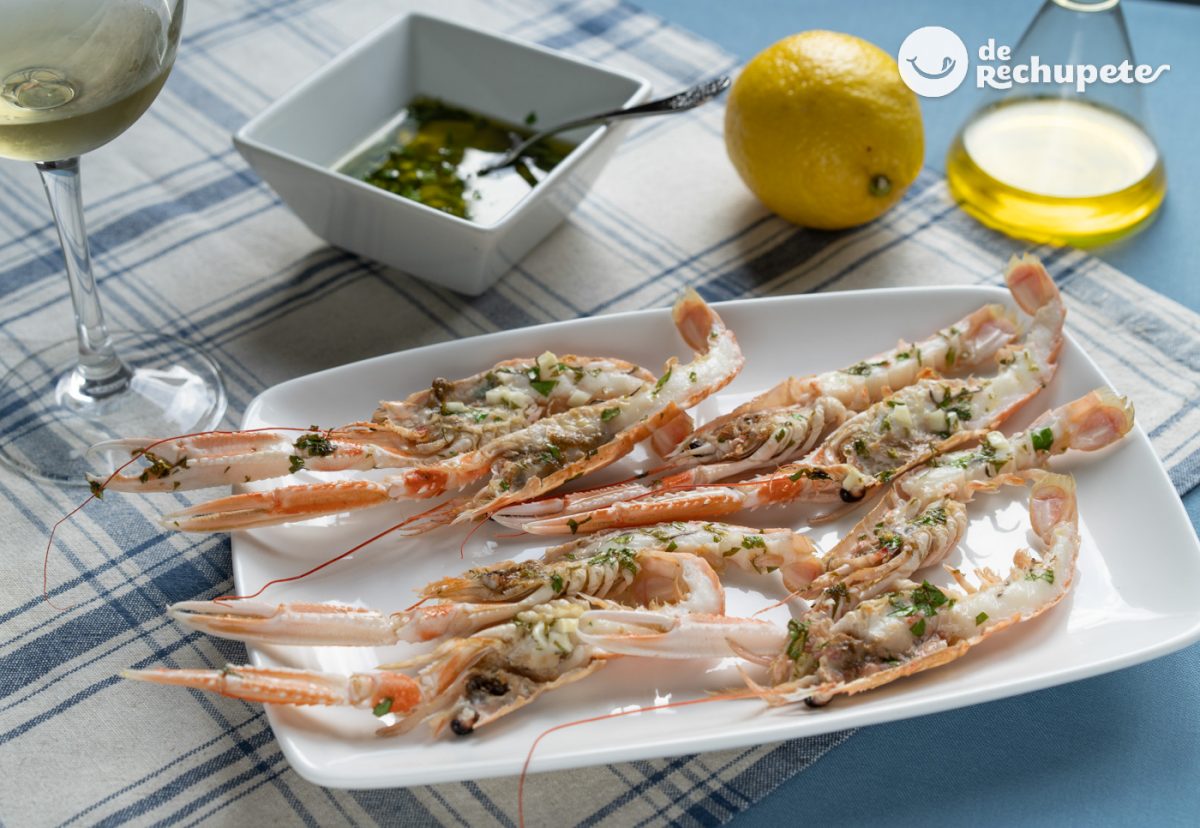 Cómo hacer unas cigalas al horno