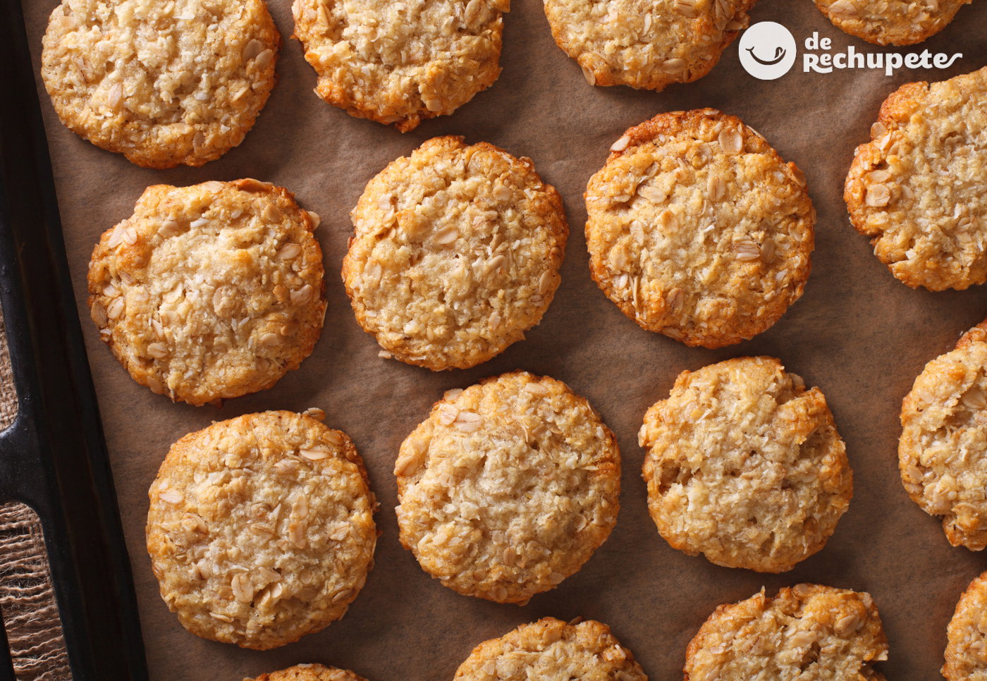 Galletas Anzac. Receta de las geniales galletas de avena y coco