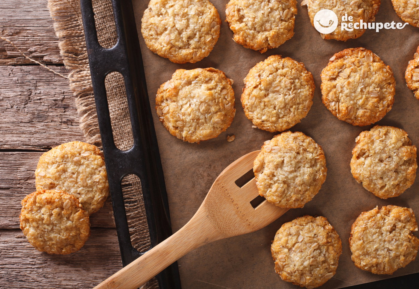 Galletas Anzac. Receta de las geniales galletas de avena y coco