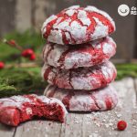 Galletas craqueladas Red Velvet. La original y popular receta americana para Navidad
