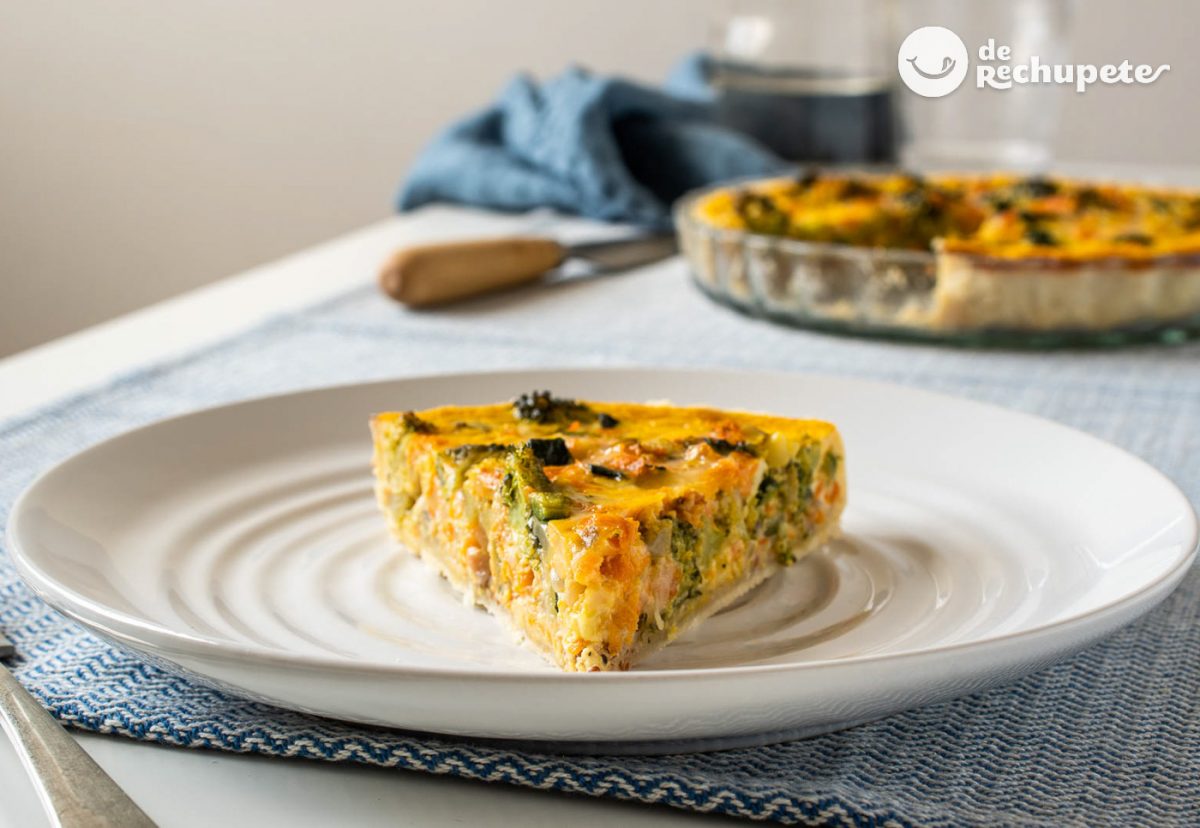 Quiche de verduras. Receta fácil con verduras para toda la familia