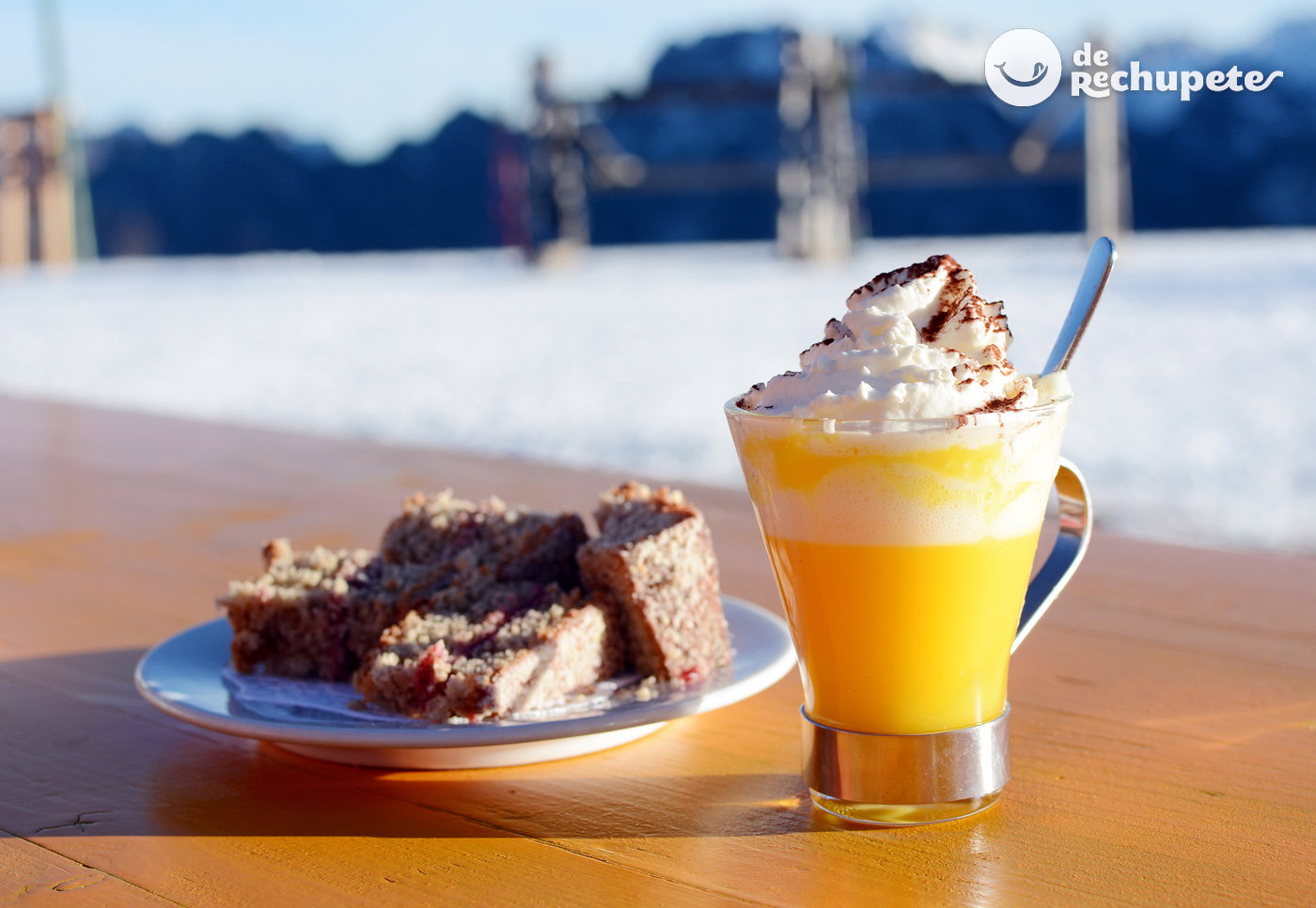 Café bombardino. Receta del famoso cóctel italiano paso a paso