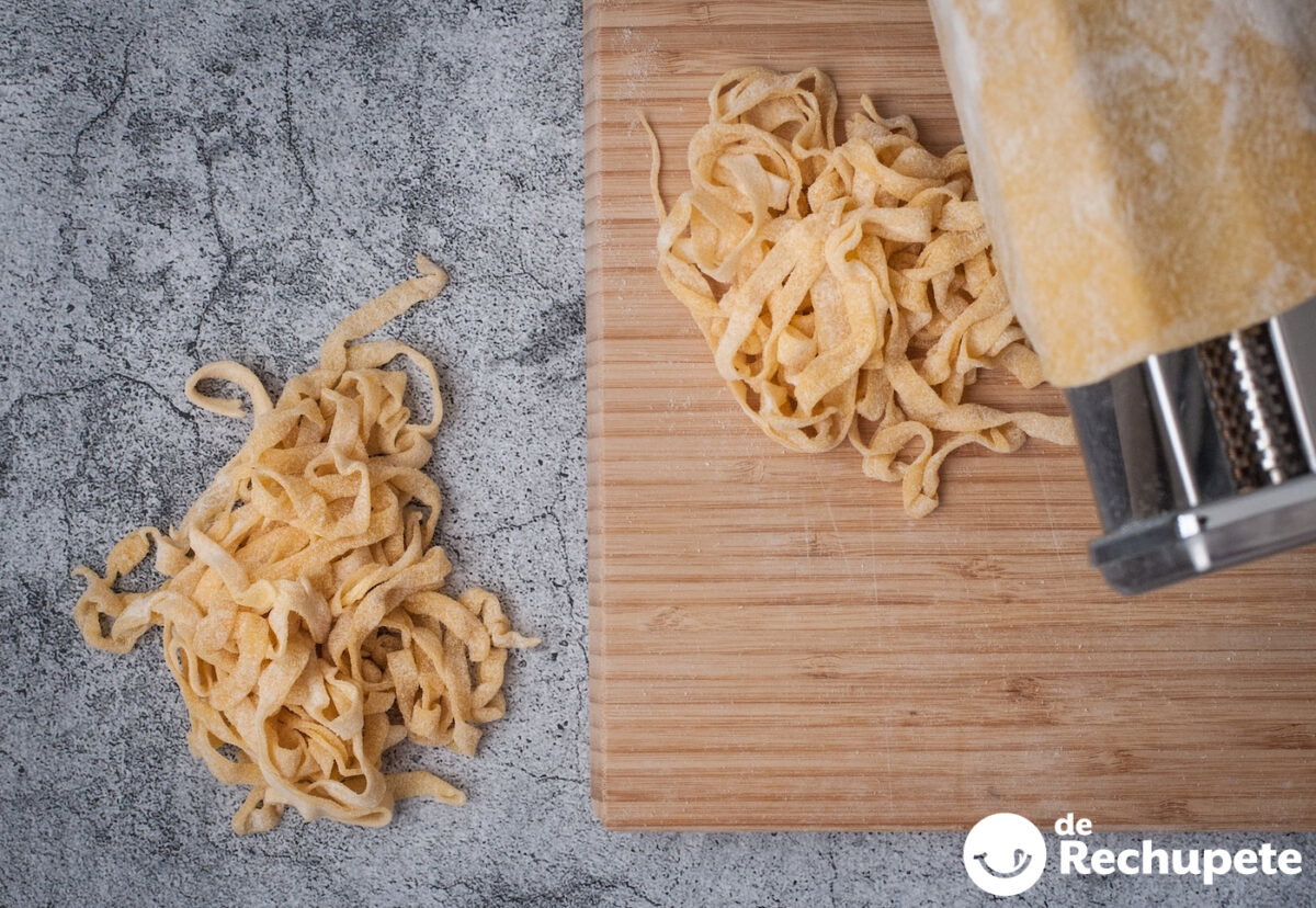 Cómo hacer pasta fresca casera con máquina