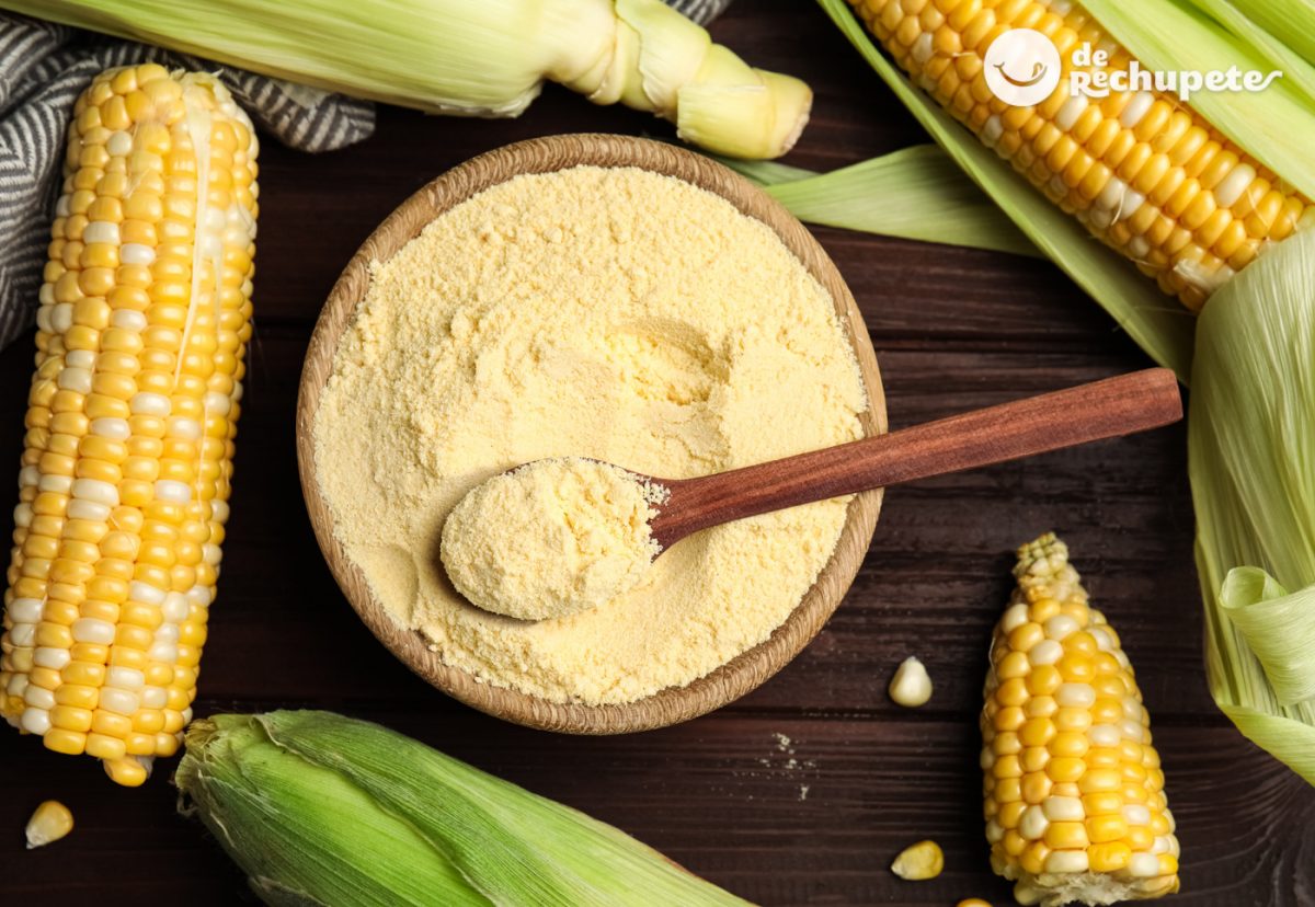 Harina de maíz, polenta, maicena (almidón de maíz refinado). ¿Qué son? Propiedades y beneficios.