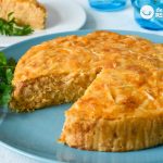 Pastel de bacalao casero. Receta fácil al horno paso a paso