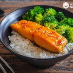 Salmón con salsa Teriyaki