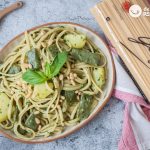 Pasta trenette al Pesto