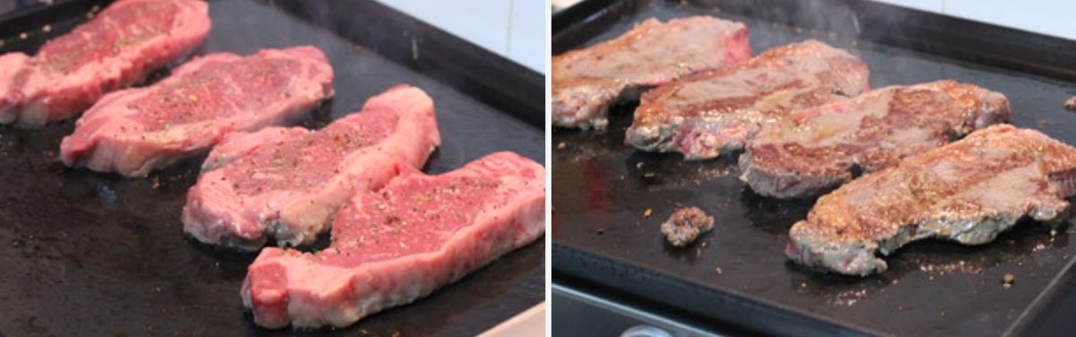 Entrecot a la plancha con patatas