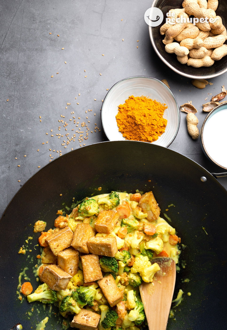 Tofu al curry