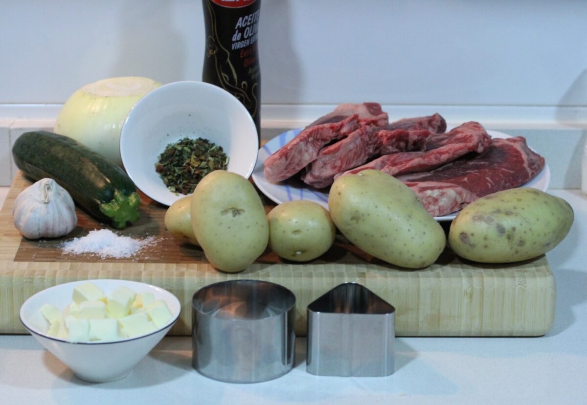 Entrecot a la plancha con patatas