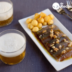 Sardinas con vinagreta de nueces