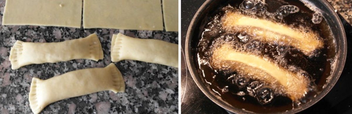 Casadielles o casadiella. receta tradicional asturiana paso a paso