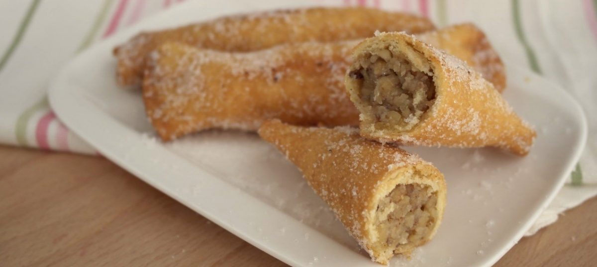 Casadielles o casadiella. receta tradicional asturiana paso a paso