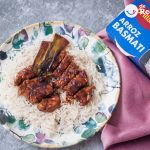 Cerdo teriyaki con arroz basmati