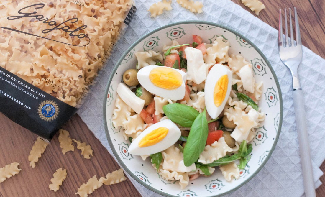 Ensalada de pasta fácil. Receta perfecta para días calurosos