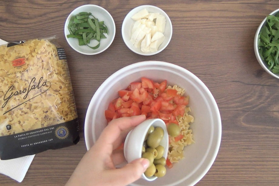 Ensalada de pasta fácil. Receta perfecta para días calurosos