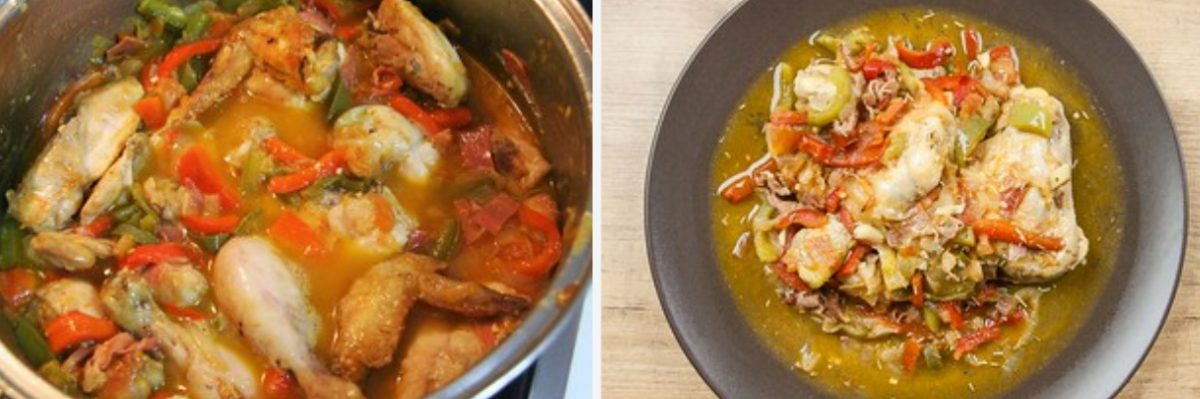 Pollo al chilindrón, receta tradicional