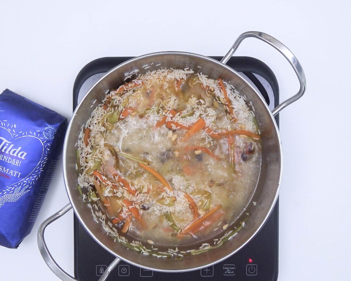 Arroz al estilo marroquí