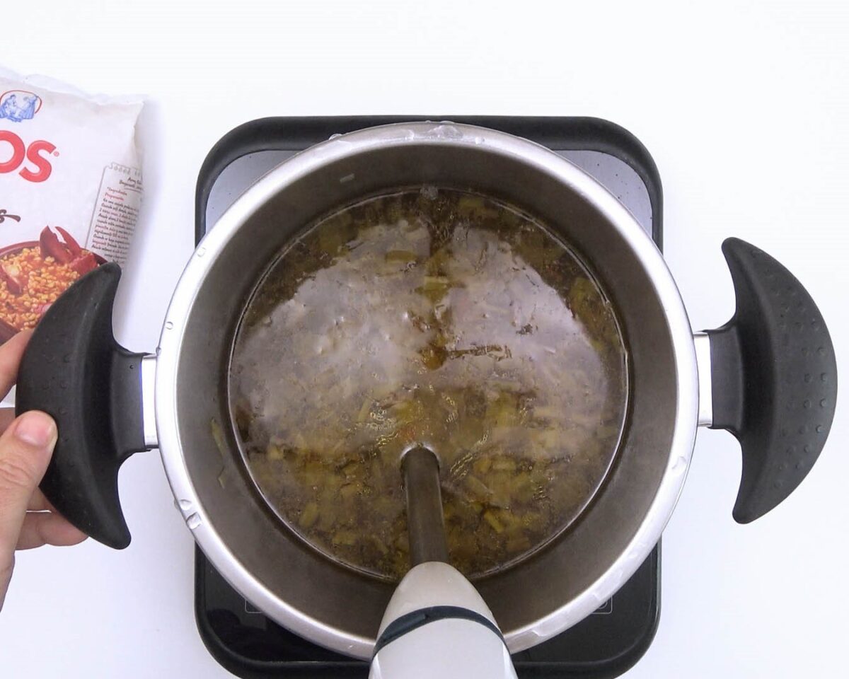 Cómo hacer arroz caldoso con carrilleras