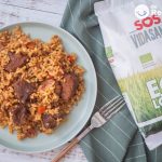 Arroz con ternera y verduras