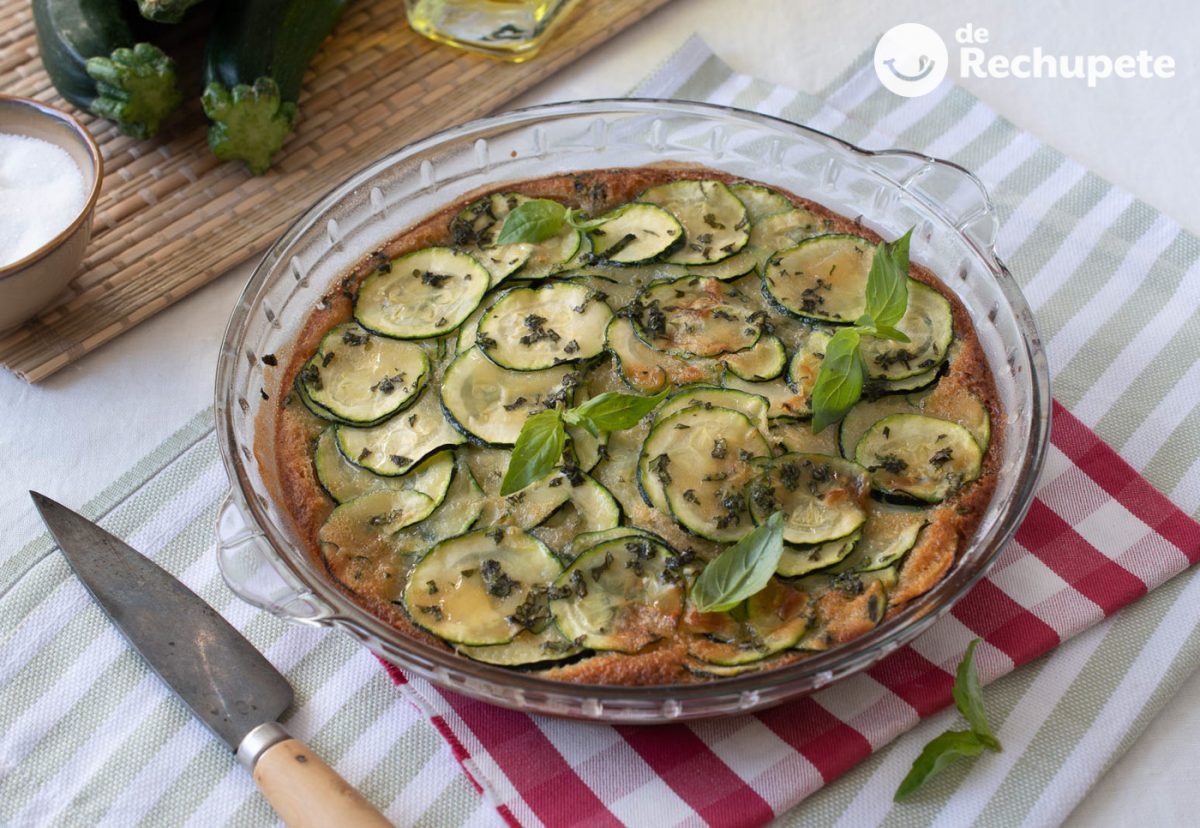 Scarpaccia italiana. Tarta de calabacín facilísima