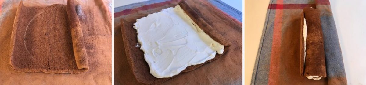 Brazo de gitano de chocolate