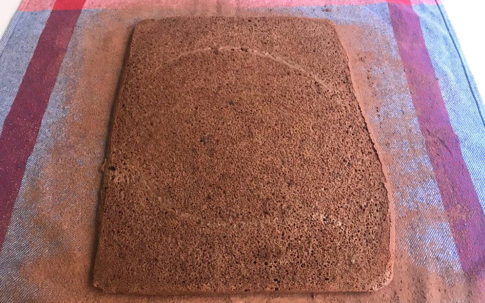 Brazo de gitano de chocolate