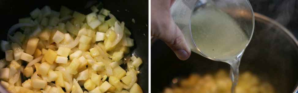 Crema de calabacín fácil. receta ideal para una cena saludable