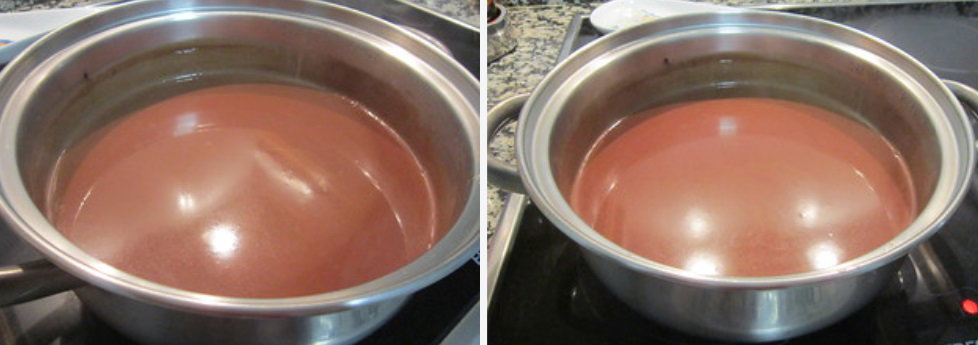 Tarta de cuajada con chocolate