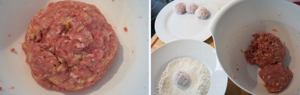 Albóndigas en salsa de frutos secos