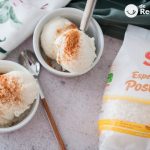 Helado de arroz con leche y canela