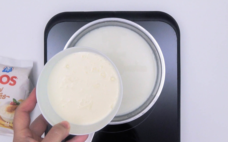 Helado de arroz con leche y canela
