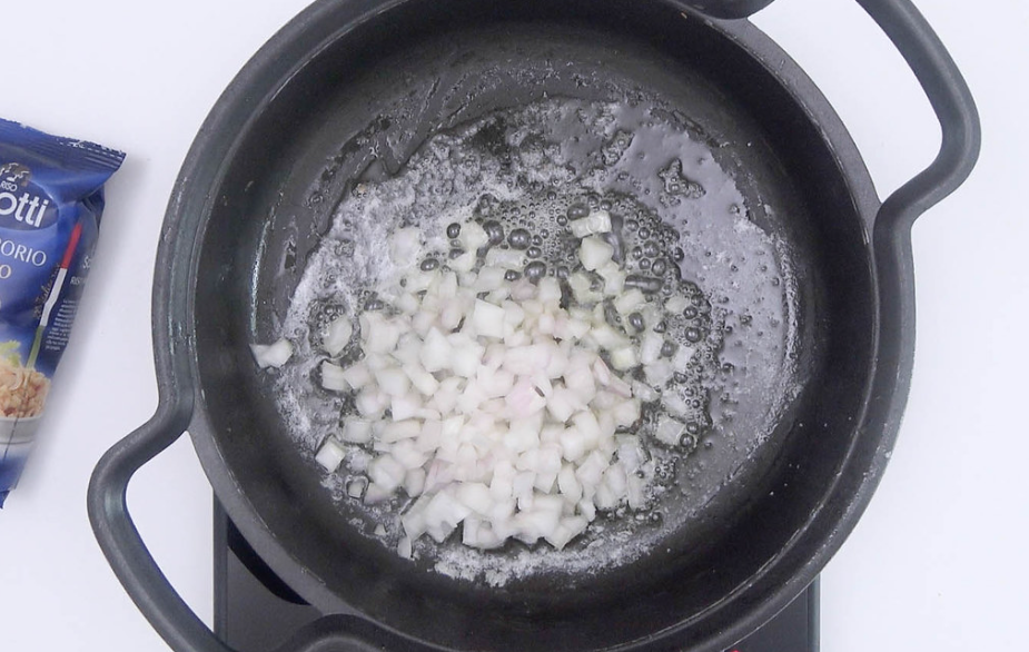 Risotto ai funghi. Risotto con champiñones y setas variadas