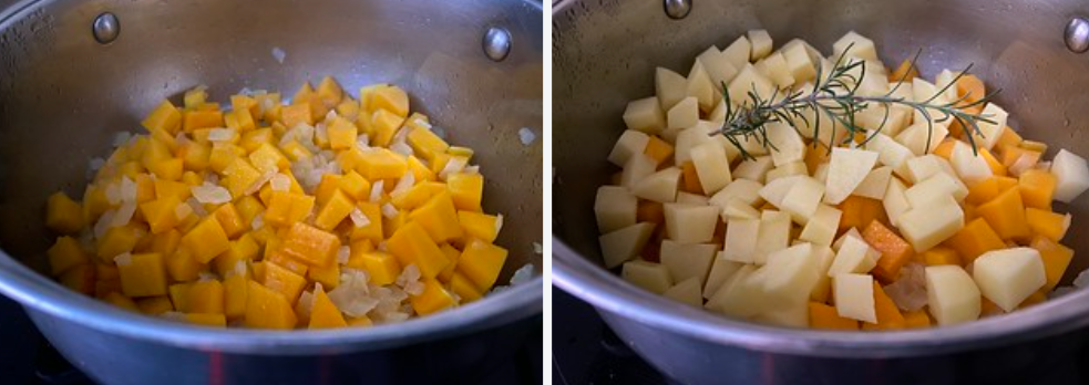 Sopa de calabaza y patata. Receta tradicional para disfrutar del otoño