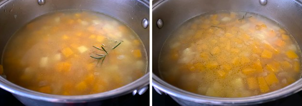 Sopa de calabaza y patata. Receta tradicional para disfrutar del otoño