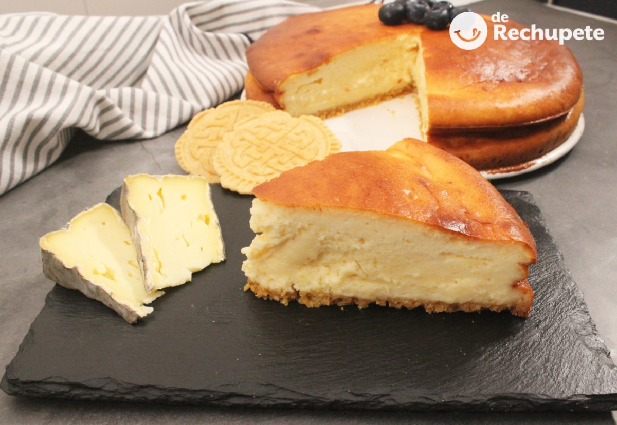 Tarta de queso gallego y galletas de almendra