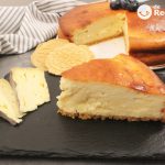 Tarta de queso gallego y galletas de almendra