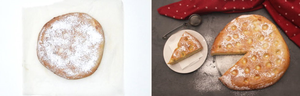 Torta de nata gallega