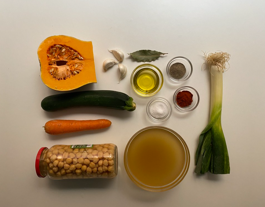 Garbanzos con verduras